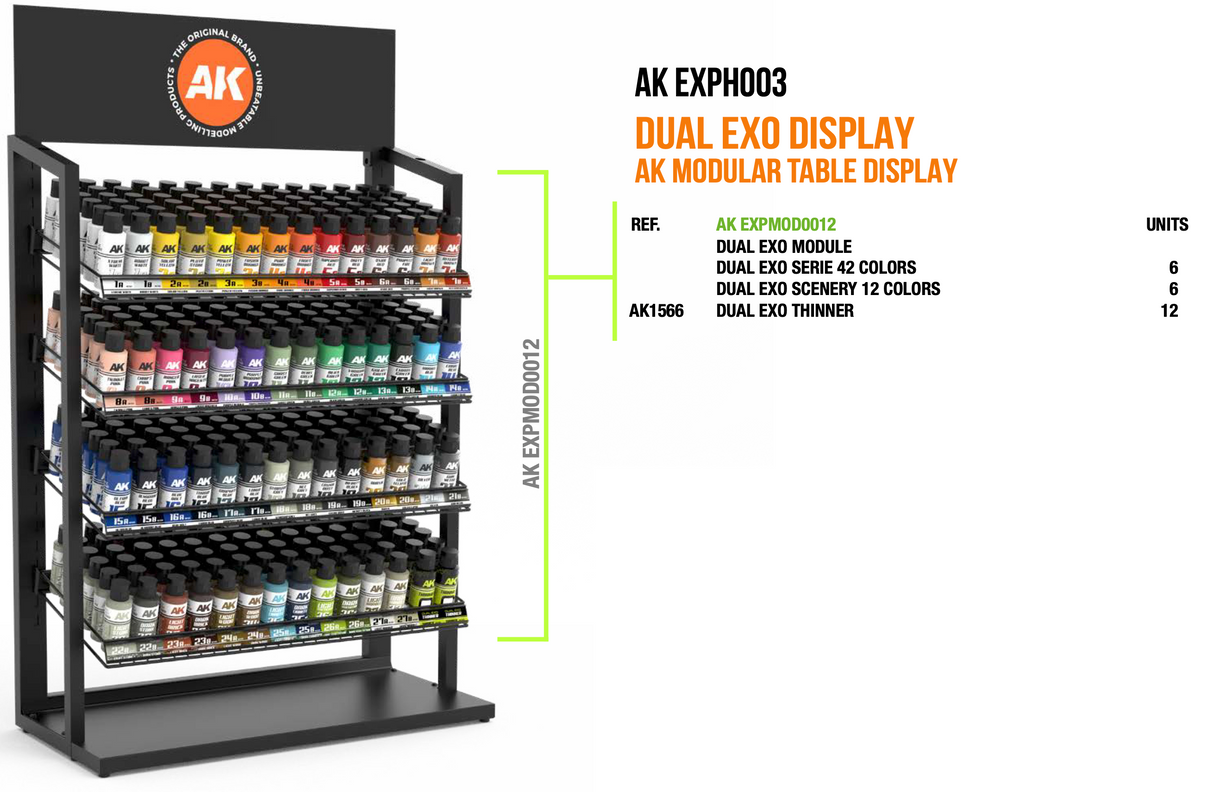 AK Interactive DUAL EXO Table Display