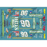 3 Amigos Decals #90 HILLS BROS COFFEE 2000 TAURUS Decal Set 1:24