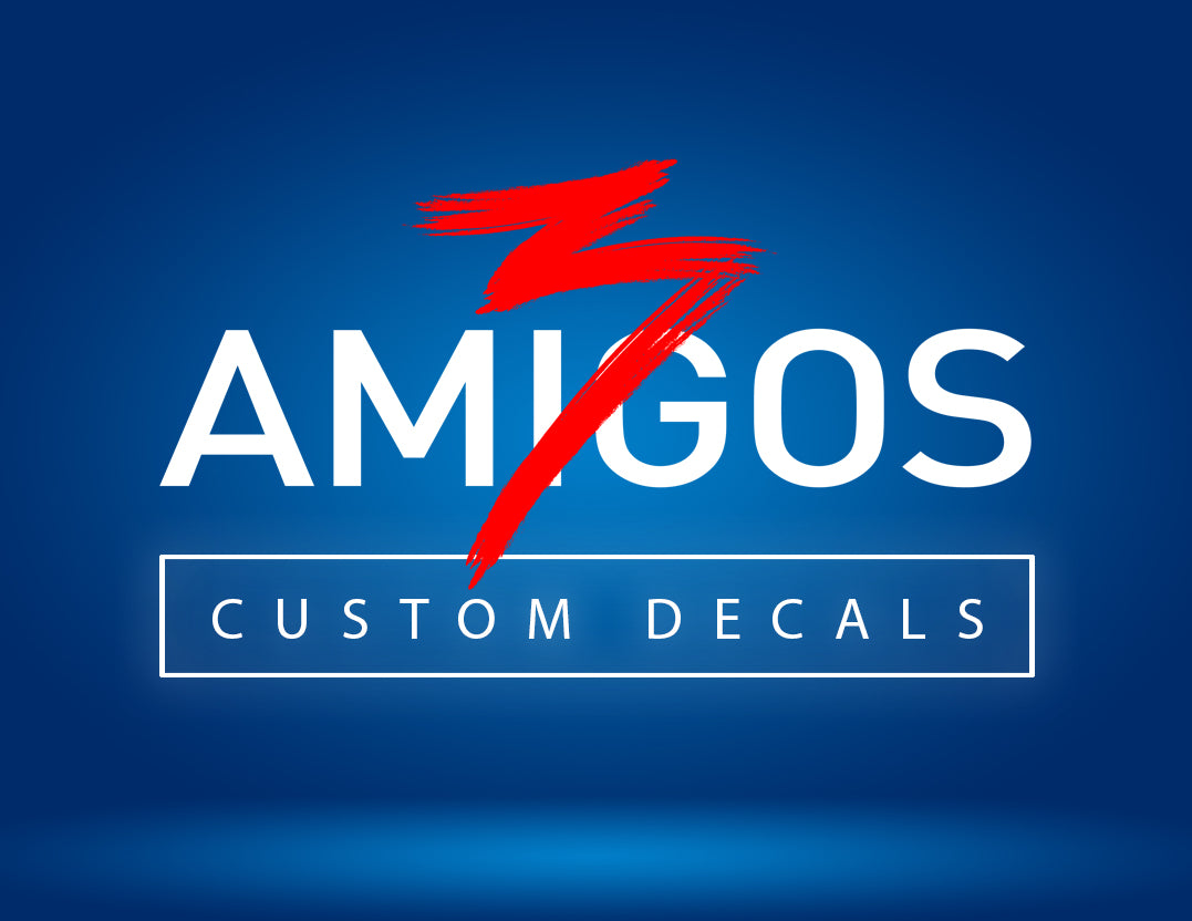 3 Amigos Decals Custom A4 and A5 Product CMYKW Only