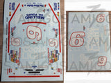 3 Amigos Decals #9 Coors Light Thunderbird 1:24 Decal Set - 2