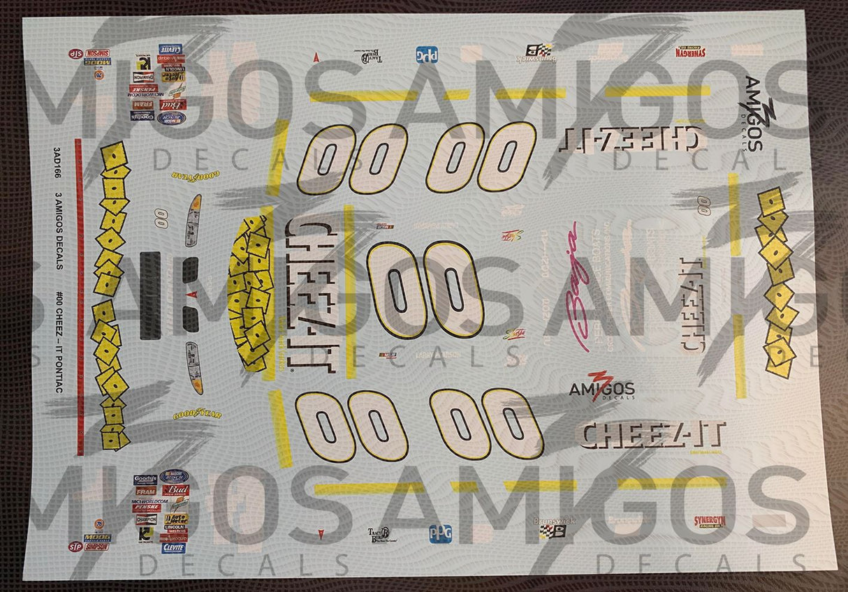 3 Amigos Decals 1:24 #00 CHEEZ–IT 1999 Pontiac - 2