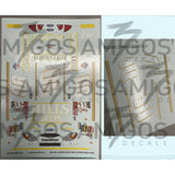 3 Amigos Decals #90 HILLS BROS COFFEE 2000 TAURUS Decal Set 1:24