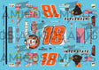 3 Amigos Decals Interstate Batteries Cal Ripken 2001 JR Pontiac Grand Prix 1:24 Decal Set - 1