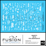 HO Scale Graffiti Decal Set 9