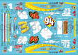 3 Amigos Decals #94 McDonalds Silver Anniversary 2000 Taurus - 1