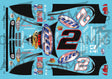 3 Amigos Decals #2 Rusty Wallace Miller Lite Penske 50 Wins 2003 Dodge Interpid 1:24 Decal Set - 1