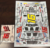 3 Amigos Decals #16 WEATHER TECH 2024 CAMARO (SVG WATKINS GLEN) Decal Set 1:24