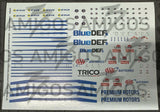 3 Amigos Decals #9 WHITE NAPA ADD-ONS 2024 PART 2 (CHICAGO, INDIANAPOLIS, NASHVILLE) Decal Set 1:24