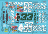 3 Amigos Decals #33 Skoal Bandit 1994 Lumina 1:24 Decal Set - 1