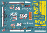 3 Amigos Decals #94 Mac Tonight 1997 Thunderbird 1/24 Standard Yellow Decal Set - 1