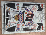 3 Amigos Decals #2 Rusty Wallace Miller Lite Penske 50 Wins 2003 Dodge Interpid 1:24 Decal Set - 2