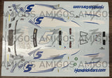 3 Amigos Decals #5 HENDRICK CARS HMS 40TH ANNIVERSARY 2024 CAMARO 1:24 DECAL SET