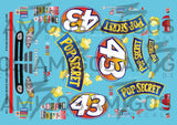 3 Amigos Decals #43 Pop Secret 2003 Dodge Interpid 1:24 - 1