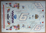 3 Amigos Decals #6 Viagra Martin 2005 All Star Race 1:24 Decal Set - 2