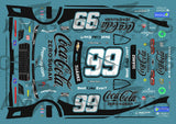 3 Amigos Decals #99 COCA COLA ZERO SUGAR 2024 CAMARO WITH CHROME FOIL Decal Set 1:24