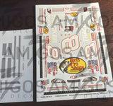 3 Amigos Decals #8 BASS PRO SHOPS DALE EARNHARDT TRIBUTE 2006 MONTE CARLO Decal Set 1:24