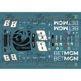 3 Amigos Decals #8 KYLE BUSCH BETMGM 2023 CAMARO 1:24 DECAL SET