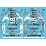 3 Amigos Decals #18 SPORT CLIPS BOBBY LABONTE 2022 SRX SERIES 1:24 DECAL SET