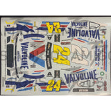 3 Amigos Decals #24 Valvoline STANDARD YELLOW 2023 Camaro Decal Set 1:24