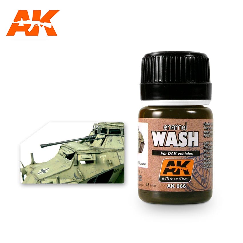 AK Interactive DAK Vehicle Wash Enamel Paint 35ml Bottle