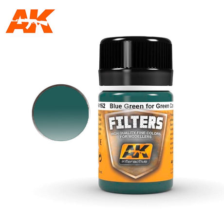 AK Interactive Light Green Filter for Vehicles Enamel Paint 35ml Bottle - Fusion Scale Hobbies