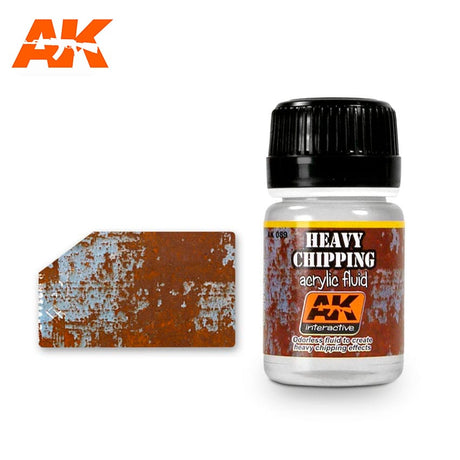 AK Interactive Heavy Chipping Effects Acrylic Paint 35ml Bottle - Fusion Scale Hobbies