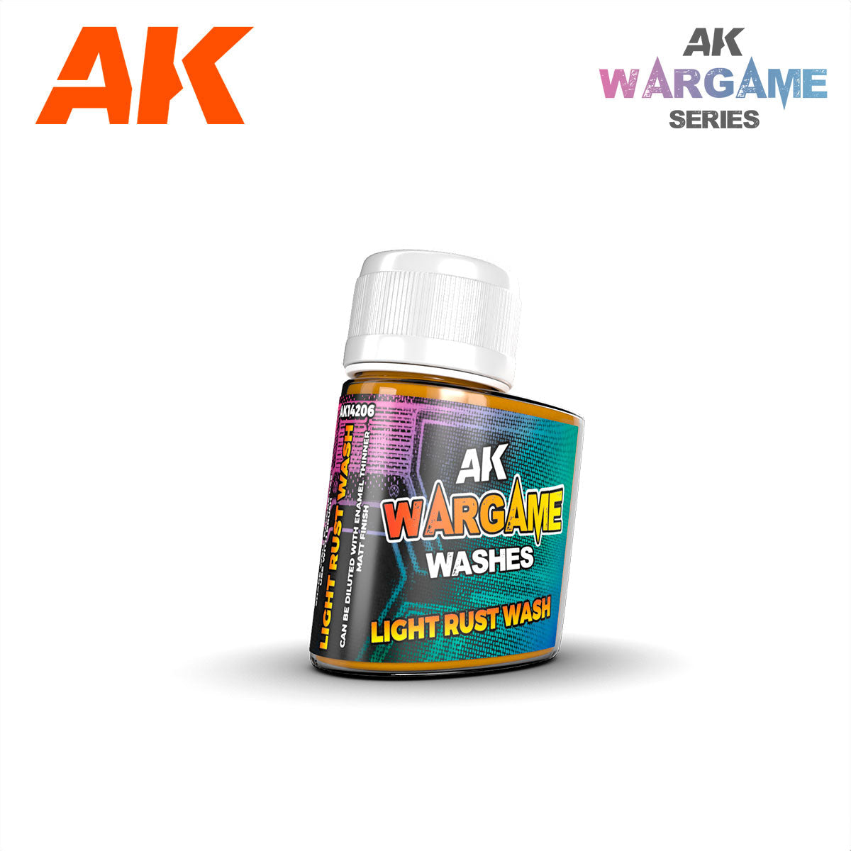 AK Interactive Wargame Washes Light Rust Wash 35ml