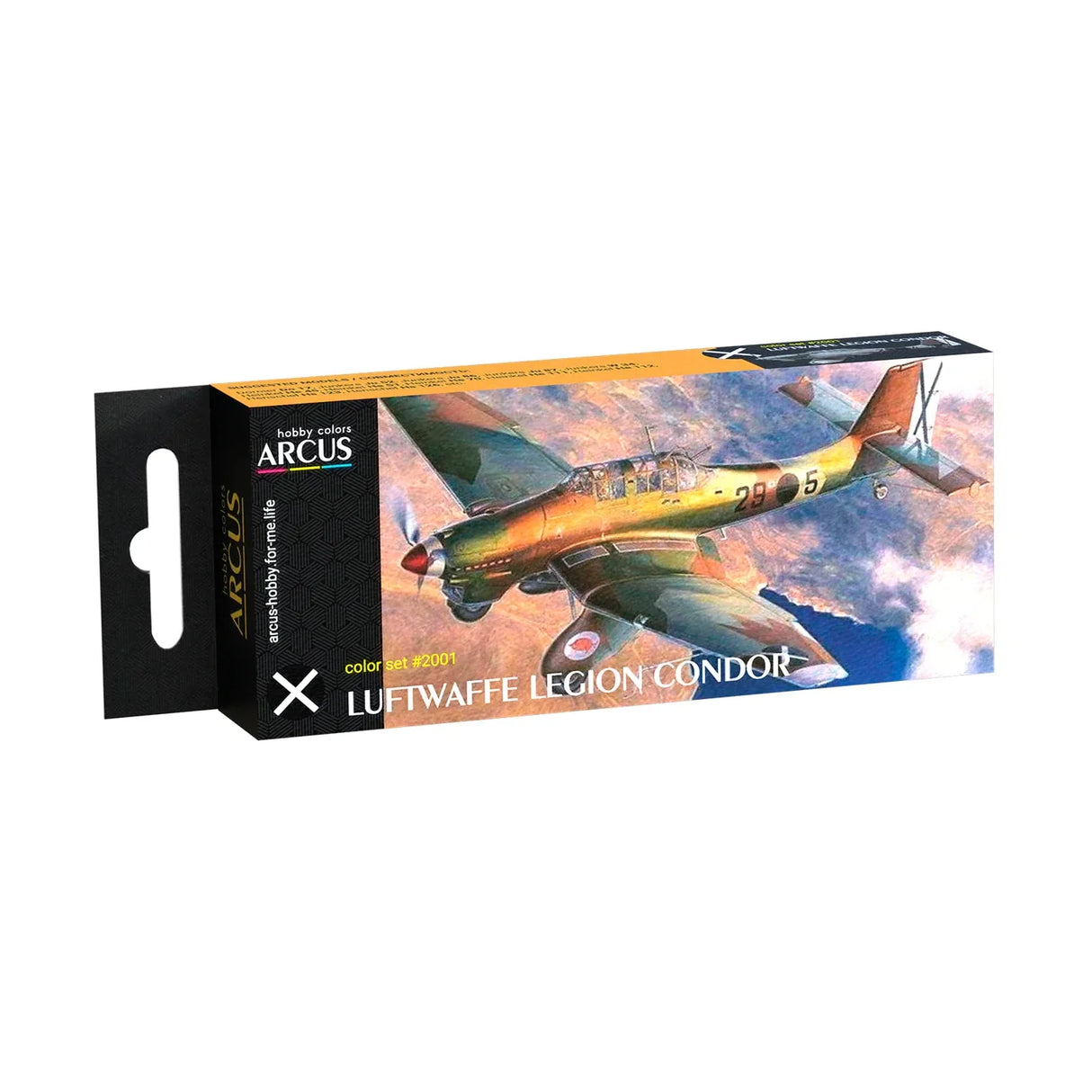 Arcus Hobby Colors Luftwaffe Legion Condor Paint Set - Fusion Scale Hobbies