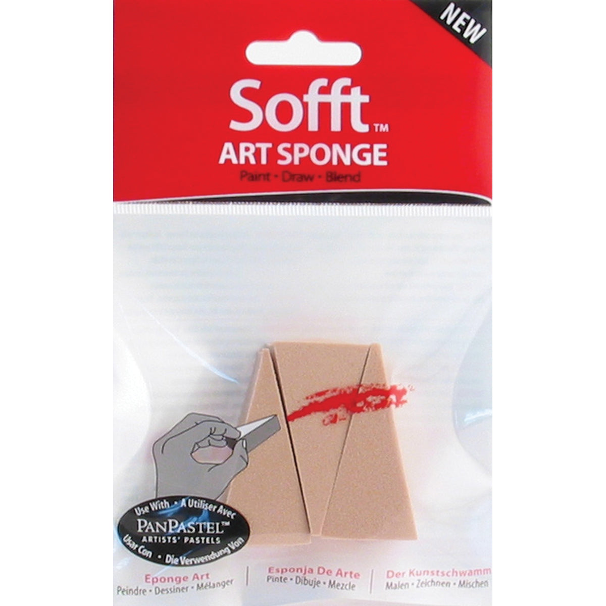 PanPastel Sofft Wedge Sponge Bar 3 Pack