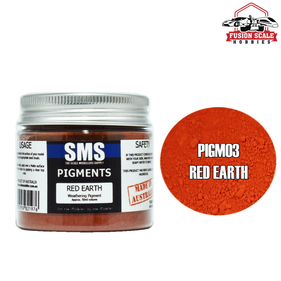 Scale Modelers Supply Pigment Red Earth 50ml
