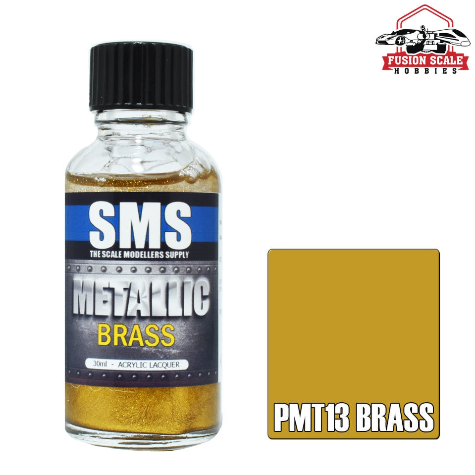 Scale Modelers Supply Metallic Brass 30ml