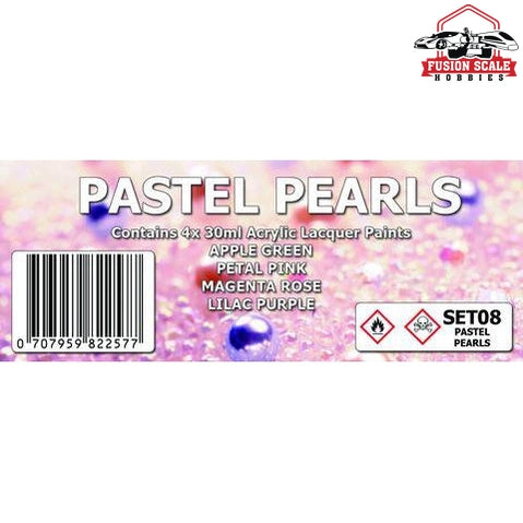 Scale Modelers Supply Pastel Pearl Color Set